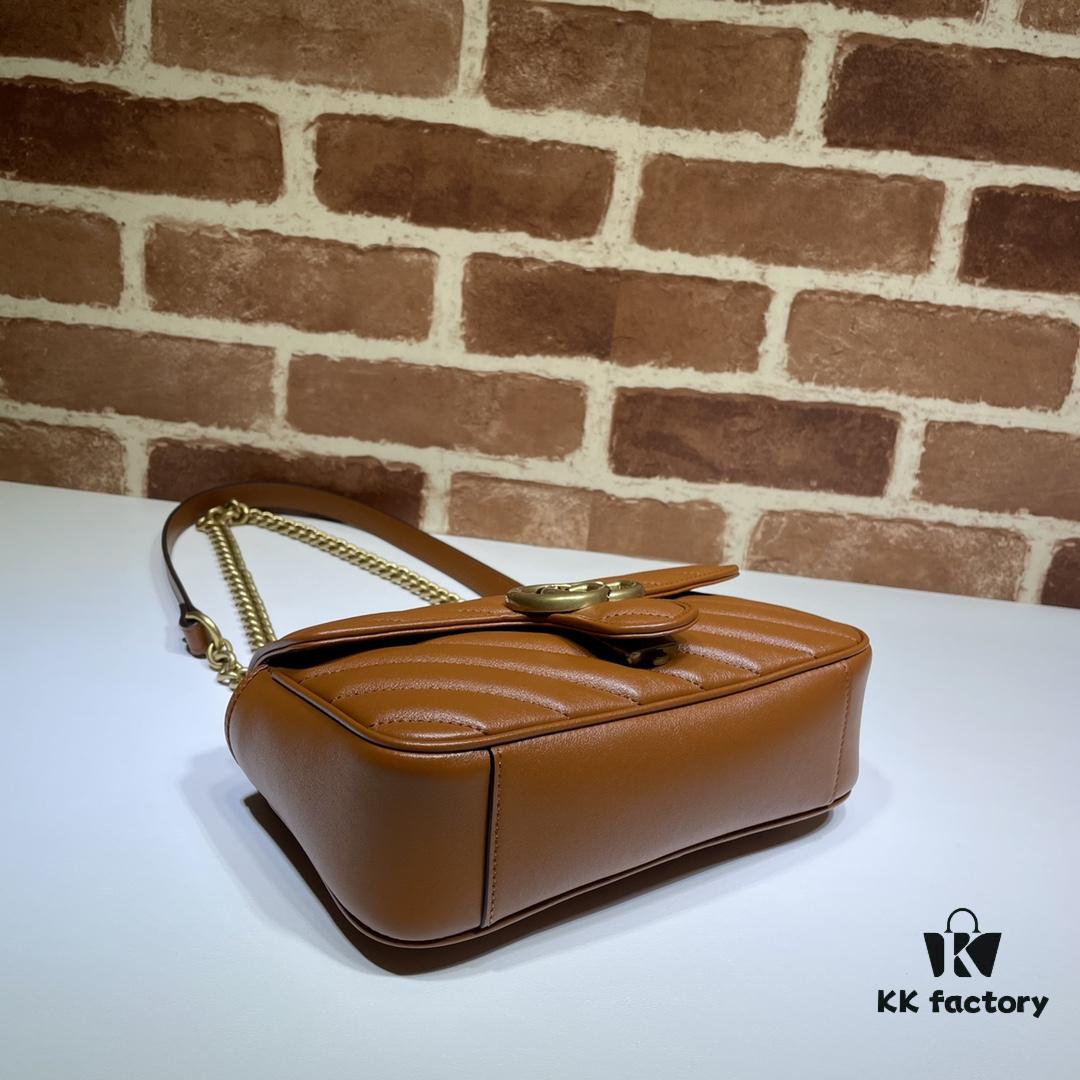 693092156e68136f4d9a9c41 GUCCI New Arrival High-Quality Authentic Stock, Top-Tier Original Order Item, Real Product Photos! 446744 Brown, Size: 23cm W x 14cm H x 6cm D, In Stock Ready to Ship