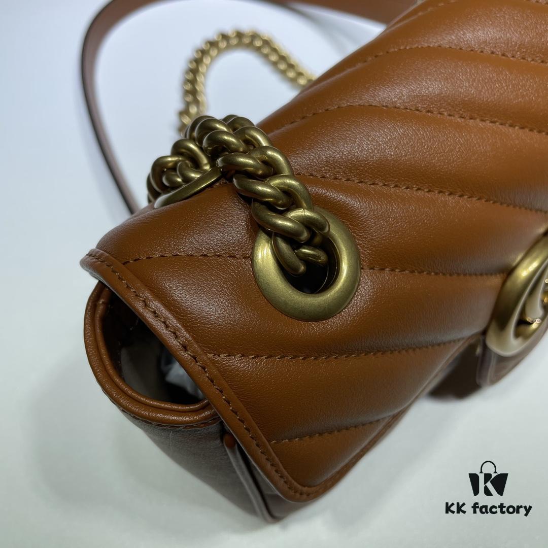 693092166e68136f4d9a9c42 GUCCI New Arrival High-Quality Authentic Stock, Top-Tier Original Order Item, Real Product Photos! 446744 Brown, Size: 23cm W x 14cm H x 6cm D, In Stock Ready to Ship