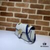 6930921a6e68136f4d9a9c4a GUCCI New Arrival High-Quality Authentic Stock, Top-Tier Original Order Item, Real Photo! White and Blue 446744, Size: 23 x 14 x 6 cm