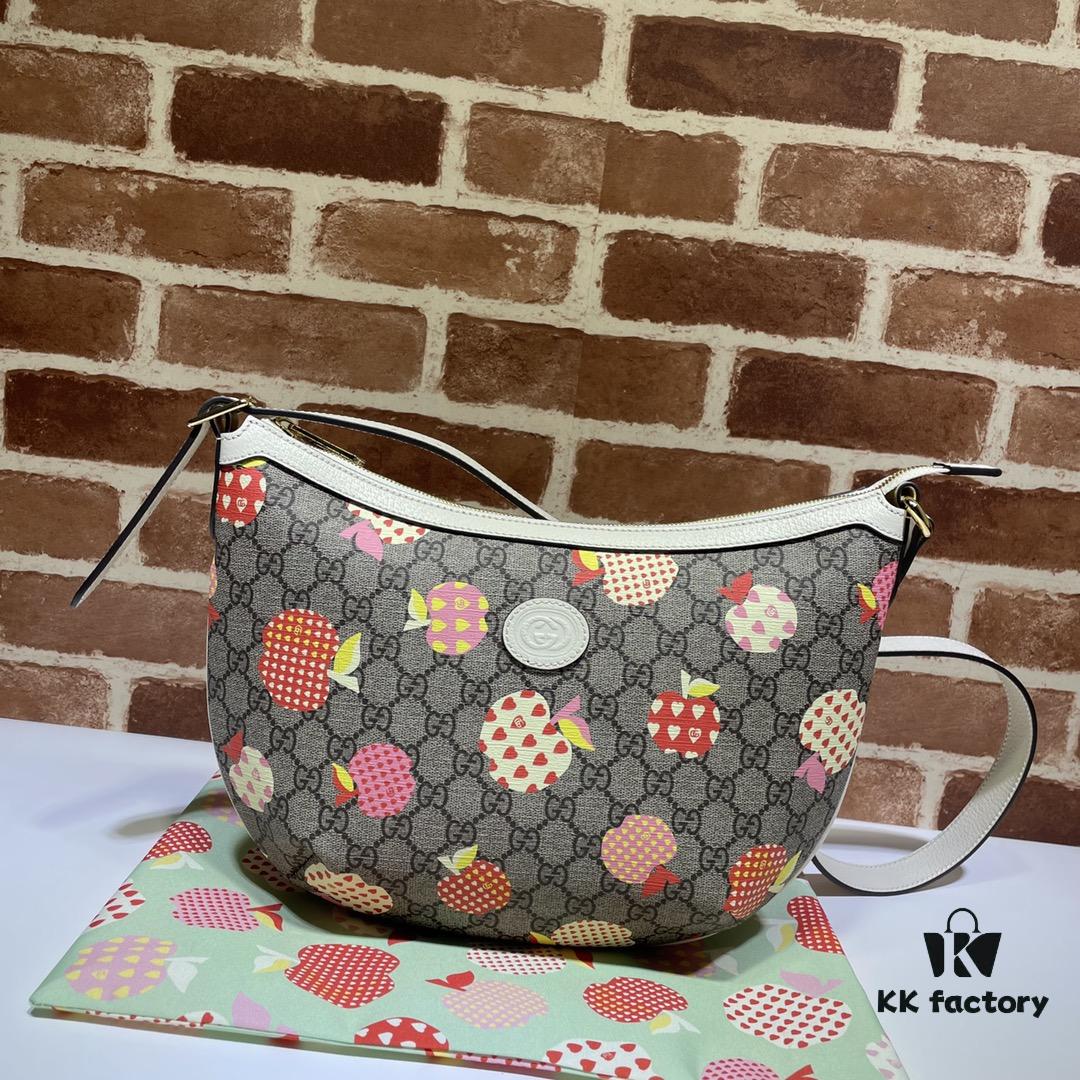 6930921e6e68136f4d9a9c50 GUCCI New Arrival High-Quality Original Single Item, Real Photo, Model No.: 598125 Apple Design, Size: 30 x 22 x 5.5 cm, In Stock