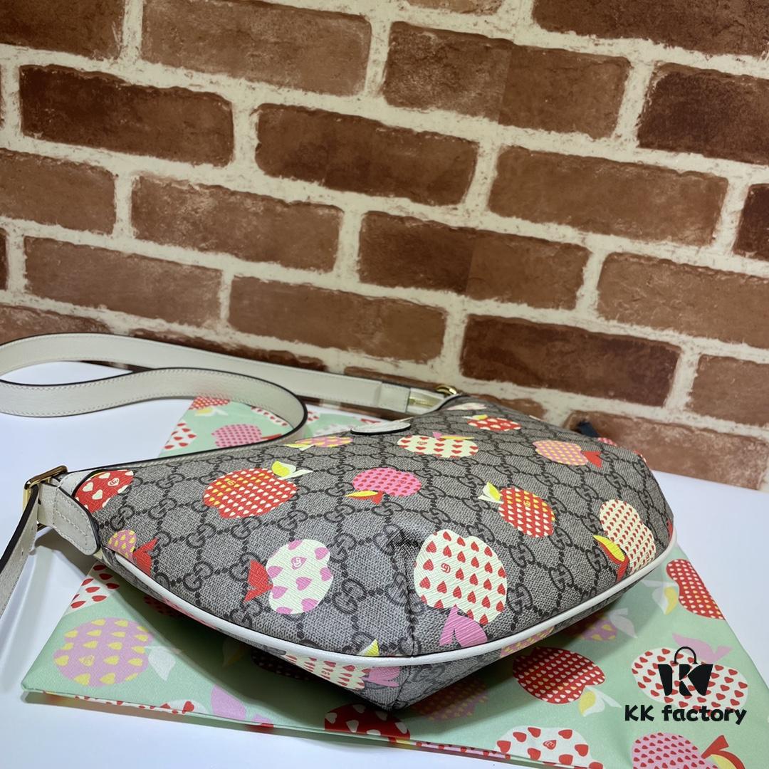 6930921f6e68136f4d9a9c51 GUCCI New Arrival High-Quality Original Single Item, Real Photo, Model No.: 598125 Apple Design, Size: 30 x 22 x 5.5 cm, In Stock