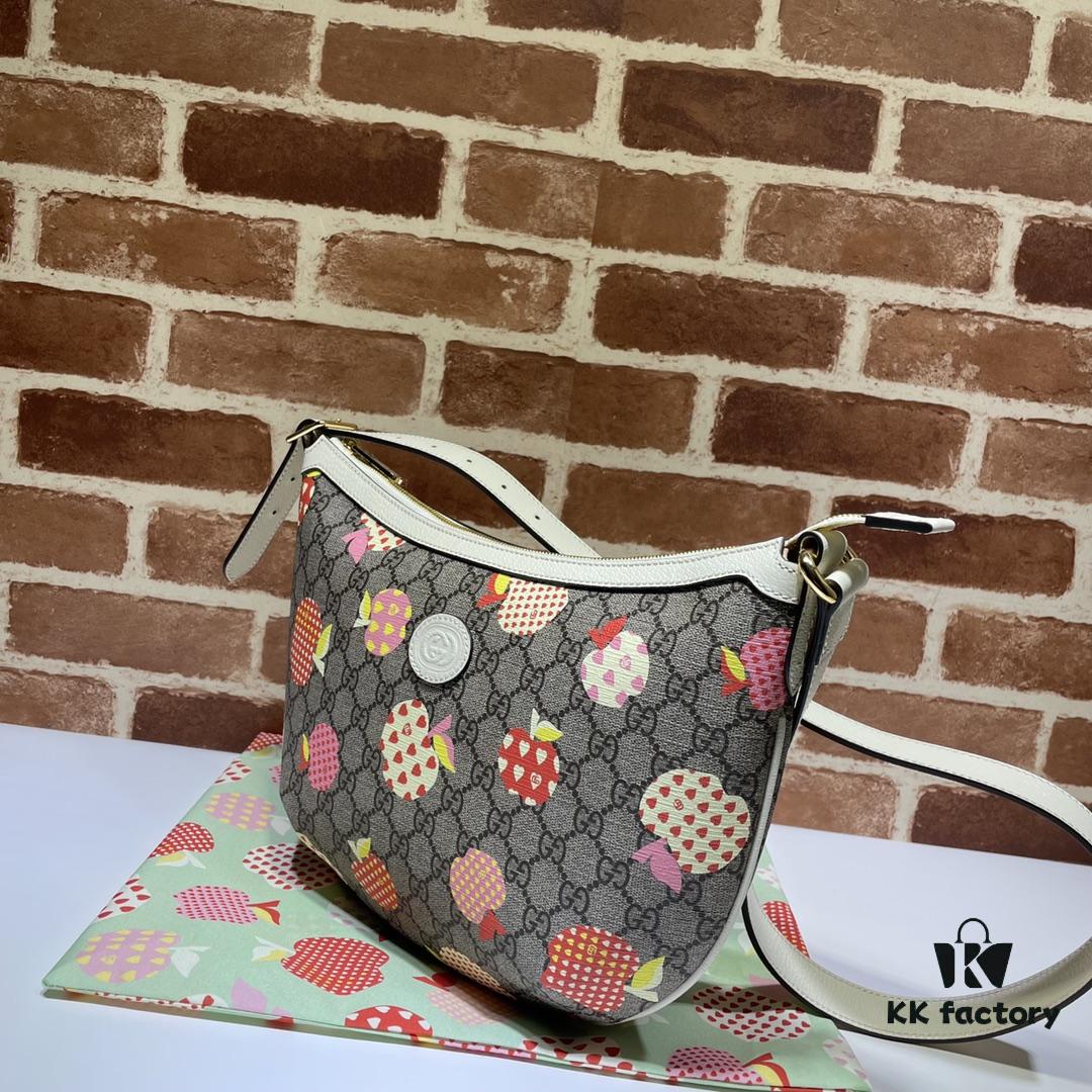 693092206e68136f4d9a9c53 GUCCI New Arrival High-Quality Original Single Item, Real Photo, Model No.: 598125 Apple Design, Size: 30 x 22 x 5.5 cm, In Stock