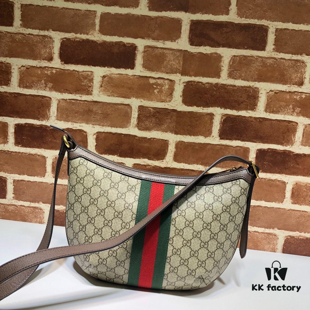 693092246e68136f4d9a9c5a GUCCI New Arrival High-Quality Original Single Item, Real Photo, Model No.: 598125 Coffee PVC, Size: 30 x 22 x 5.5 cm, In Stock