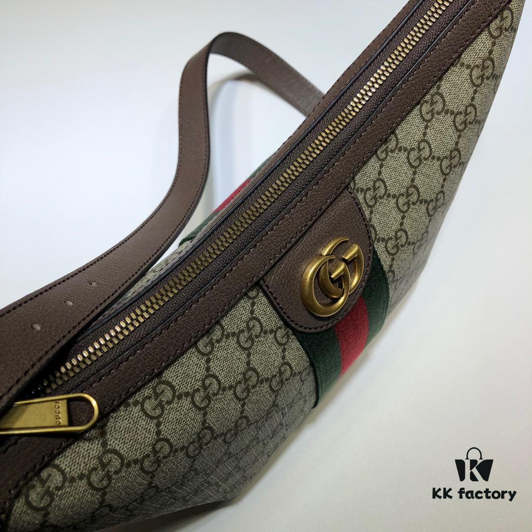 693092246e68136f4d9a9c5b GUCCI New Arrival High-Quality Original Single Item, Real Photo, Model No.: 598125 Coffee PVC, Size: 30 x 22 x 5.5 cm, In Stock