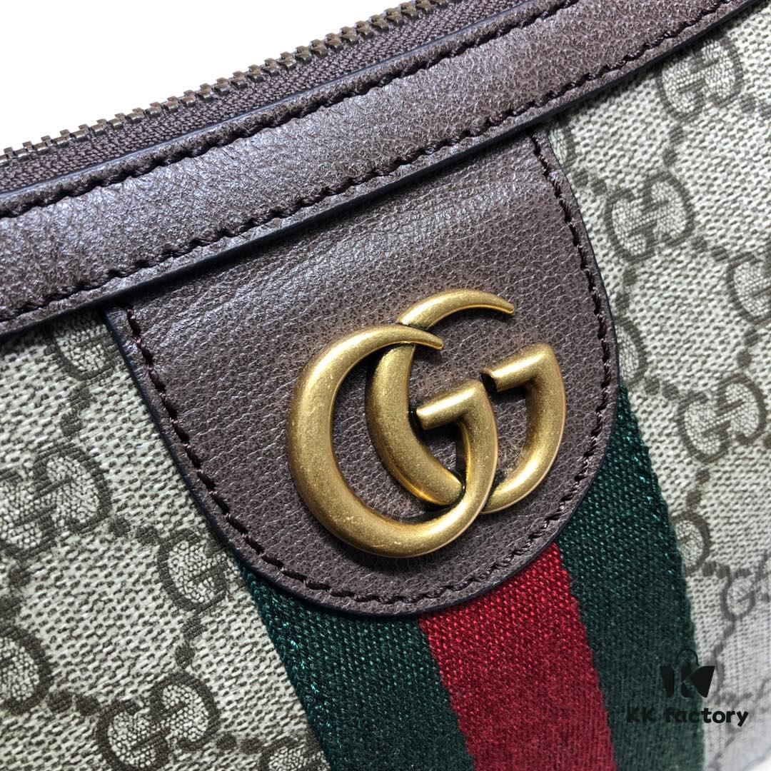 693092246e68136f4d9a9c5c GUCCI New Arrival High-Quality Original Single Item, Real Photo, Model No.: 598125 Coffee PVC, Size: 30 x 22 x 5.5 cm, In Stock