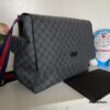 693092306e68136f4d9a9c6f GUCCI Popular Mommy Diaper Bag Model 211131 Black Size 44×28×14cm