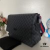 693092336e68136f4d9a9c73 GUCCI Popular Mommy Diaper Bag Model 211131 Black Size 44×28×14cm