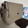 GUCCI Large Mommy Diaper Bag Model 211131 Brown