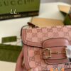 6930924f6e68136f4d9a9ca4 Small (Foldable Box) Size: 21×15 (Small) Gucci New Pink 1955 Horsebit Saddle Bag 💕