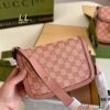 693092526e68136f4d9a9ca9 Small (Foldable Box) Size: 21×15 (Small) Gucci New Pink 1955 Horsebit Saddle Bag 💕