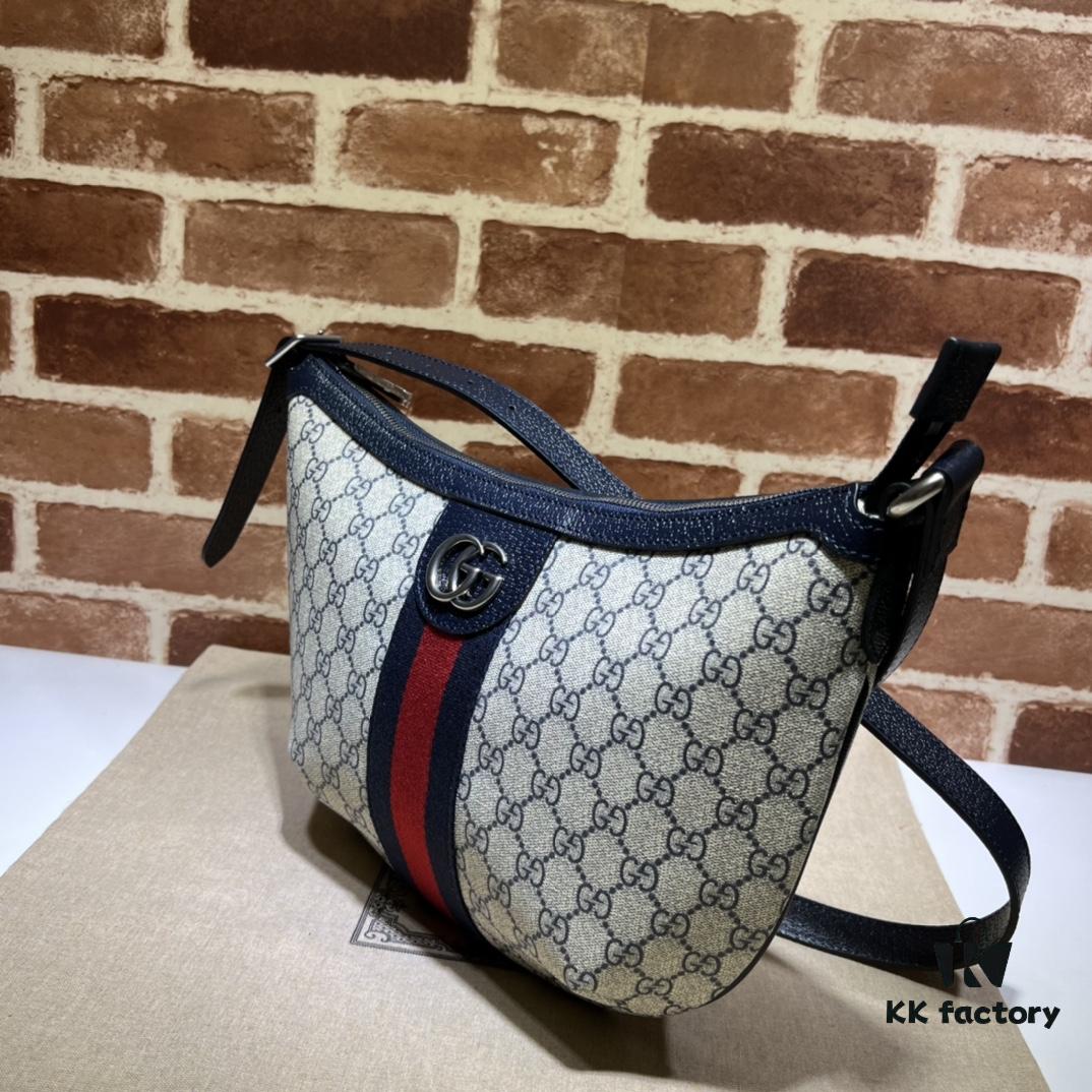 693092536e68136f4d9a9cab GUCCI New Arrival Cabinet Quality, Top-Grade Original Order Item, Model No.: 598125 Blue Rubber Blue Leather, Size: 30 x 22 x 5.5 cm, In Stock