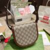693092616e68136f4d9a9cc3 Authentic GUCCI 1955 Horsebit Bag, Saddle Bag with Full Packaging, Size 19.14