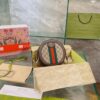 693092776e68136f4d9a9ce1 Gucci Leather GG Round Bag - Duty-Free Full Set Gift Packaging