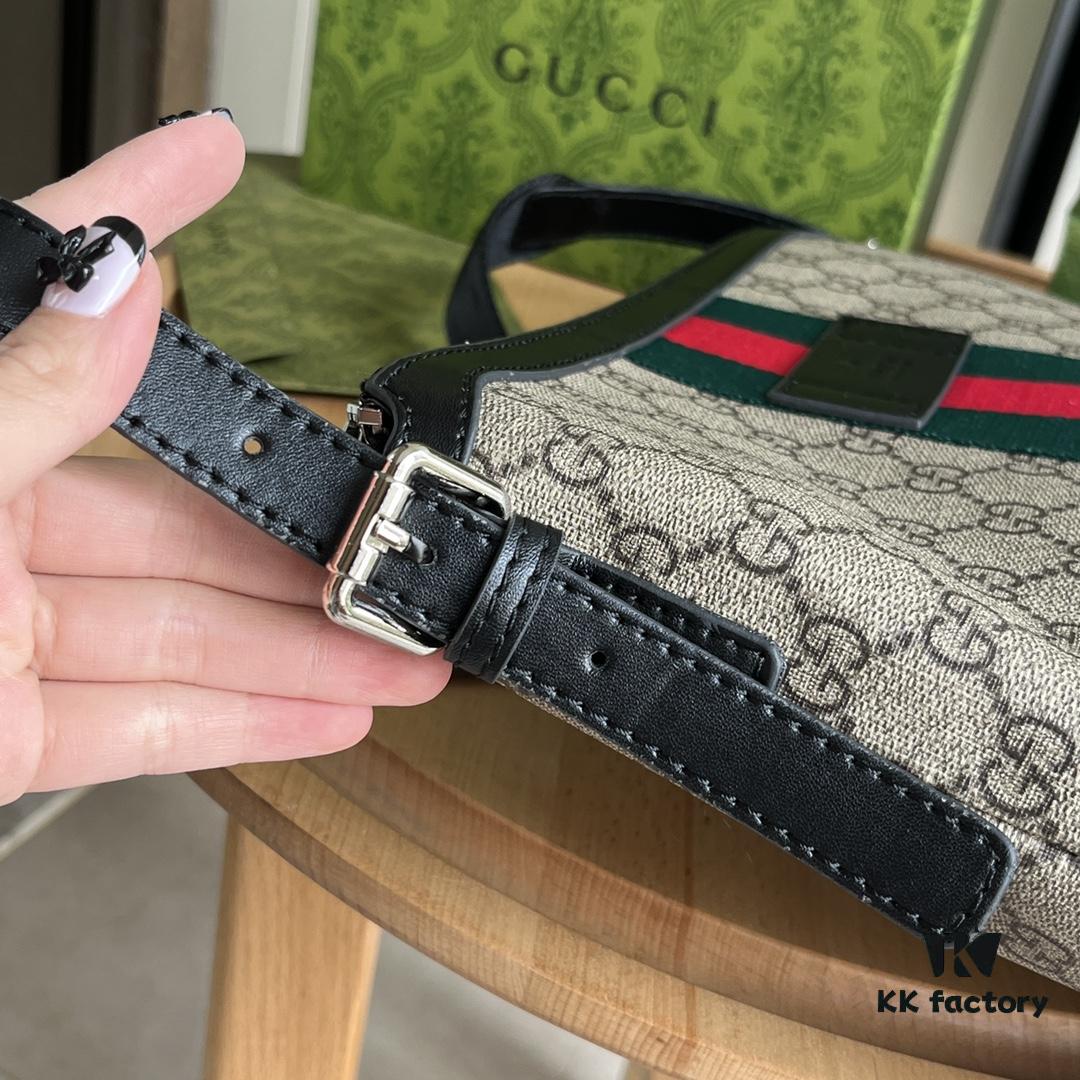 693092916e68136f4d9a9d07 Gucci GG Ophidia Print Series Men's Crossbody Bag