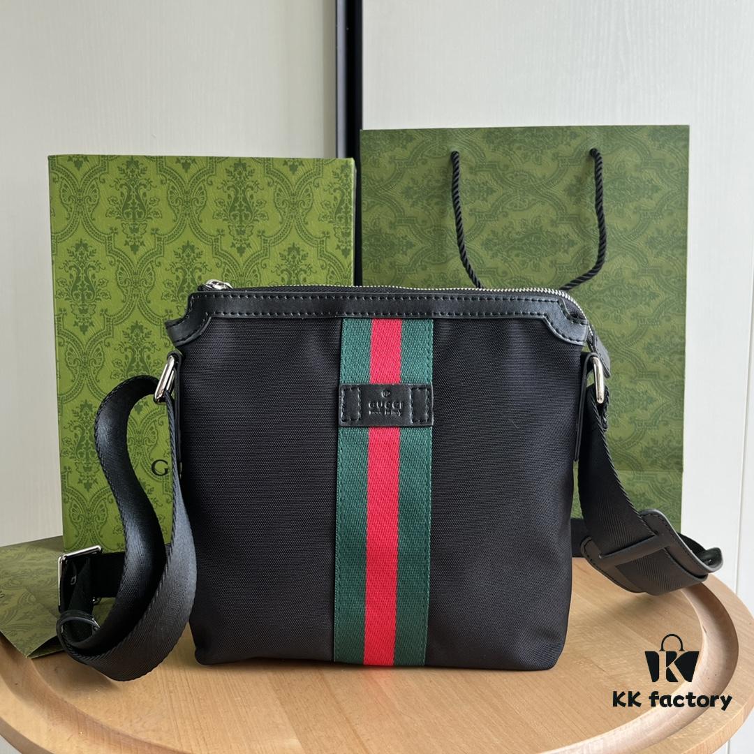 693092946e68136f4d9a9d0c Gucci GG Ophidia Print Series Men's Crossbody Bag Small Size 21*22*4cm Model No. 471454