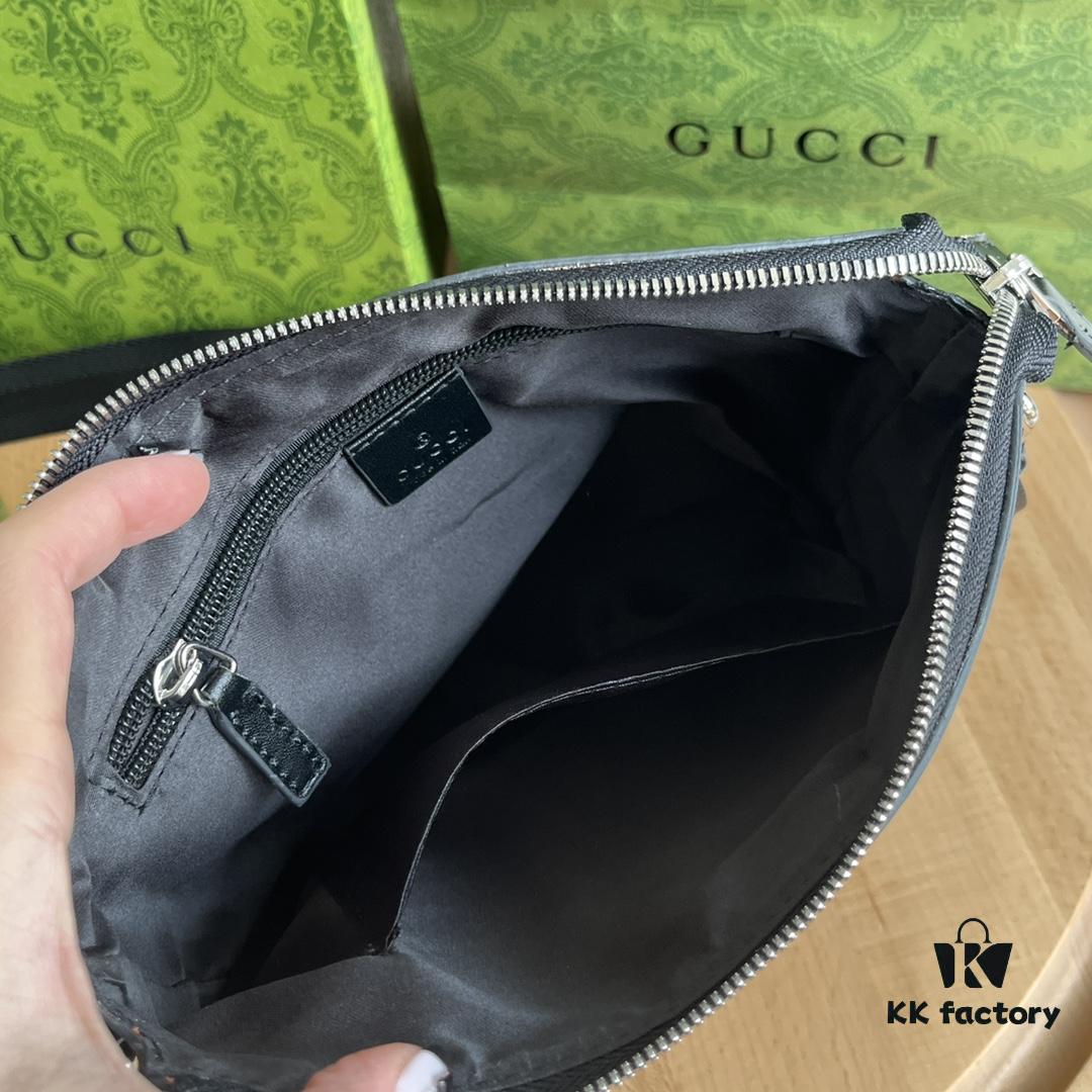 693092976e68136f4d9a9d11 Gucci GG Ophidia Print Series Men's Crossbody Bag Small Size 21*22*4cm Model No. 471454