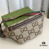 693092a16e68136f4d9a9d1f Gucci Super Double G Jumbo Series Belt Bag, Model Number: 696031 Coffee Fabric