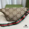 693092a56e68136f4d9a9d22 Gucci Super Double G Jumbo Series Belt Bag, Model Number: 696031 Coffee Fabric