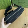 693092a96e68136f4d9a9d29 Gucci Canvas and Leather GG Print Zipper Bag Unisex Crossbody Waist Pouch