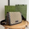 693092b66e68136f4d9a9d40 Gucci New Flat Messenger Bag Model 449172 Khaki