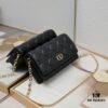 693092bb6e68136f4d9a9d48 New Dior Caro Chain Bag in White Soft Calfskin with Box