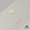 New Dior Caro Chain Bag in White Calfskin with Box
