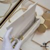 New Dior Caro Chain Bag in White Calfskin with Box