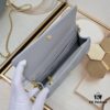 New Dior Caro Chain Bag in White Soft Calfskin with Box