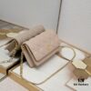693092cc6e68136f4d9a9d62 New Dior Caro Chain Bag in White Soft Calfskin with Box