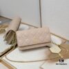 693092cc6e68136f4d9a9d63 New Dior Caro Chain Bag in White Soft Calfskin with Box