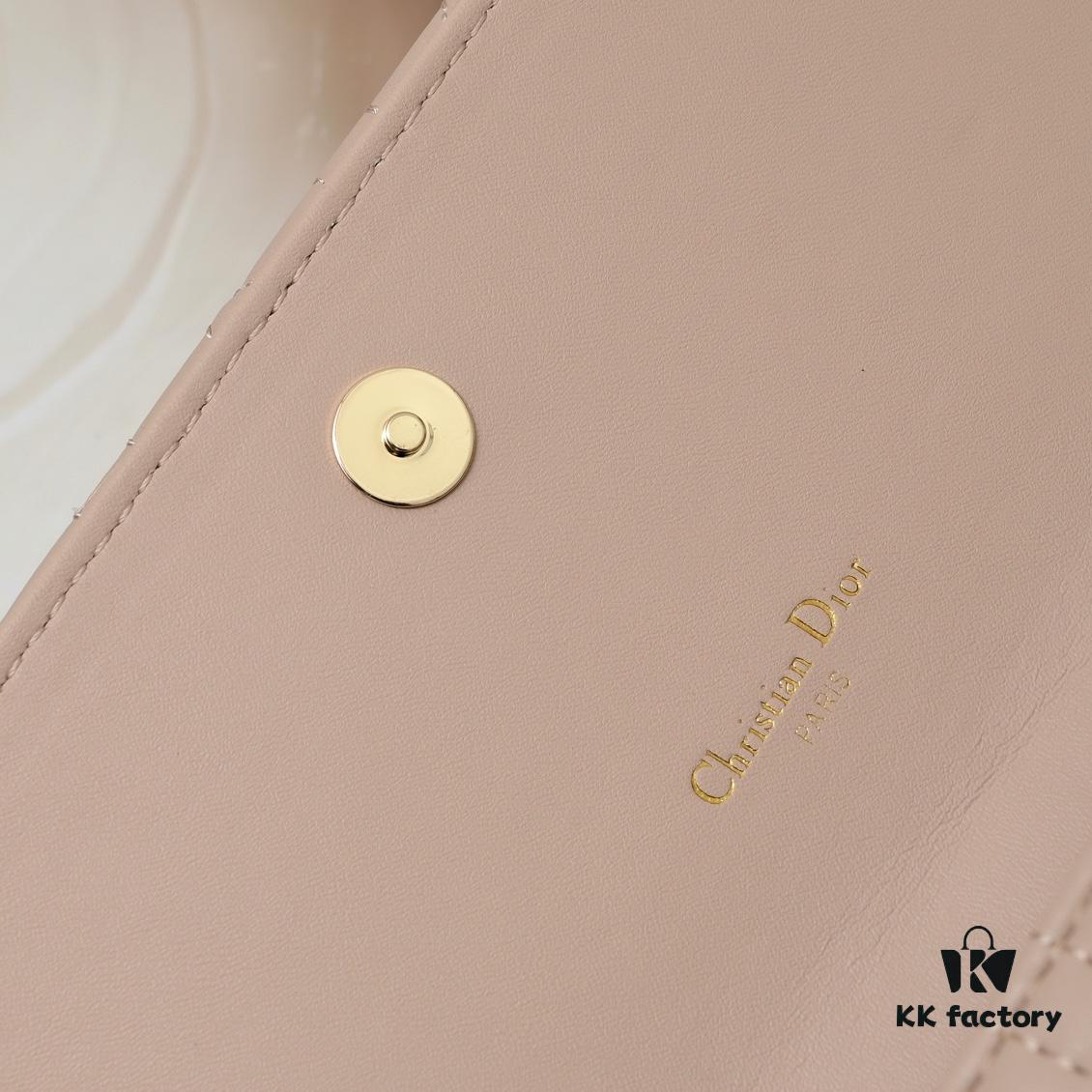 693092d16e68136f4d9a9d6a New Dior Caro Chain Bag in White Soft Calfskin with Box
