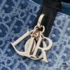 Dior Toujours Medium Bag in Black Calfskin with Cannage Stitching