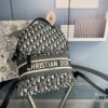 693093026e68136f4d9a9db0 Embroidered Large Upgrade Backpack Dior 2020 Pre-Spring New Arrival 💥 Oblique Canvas and Black Grained-Touch Calfskin Backpack, Dior Signature Detail, Quilted Tech Mesh Back Panel and 3D 'CD' Logo 🌟 Black Calfskin Trim, Black Quilted Nylon Adjustable Strap ♻️ Dual Function: Shoulder Carry and Handheld