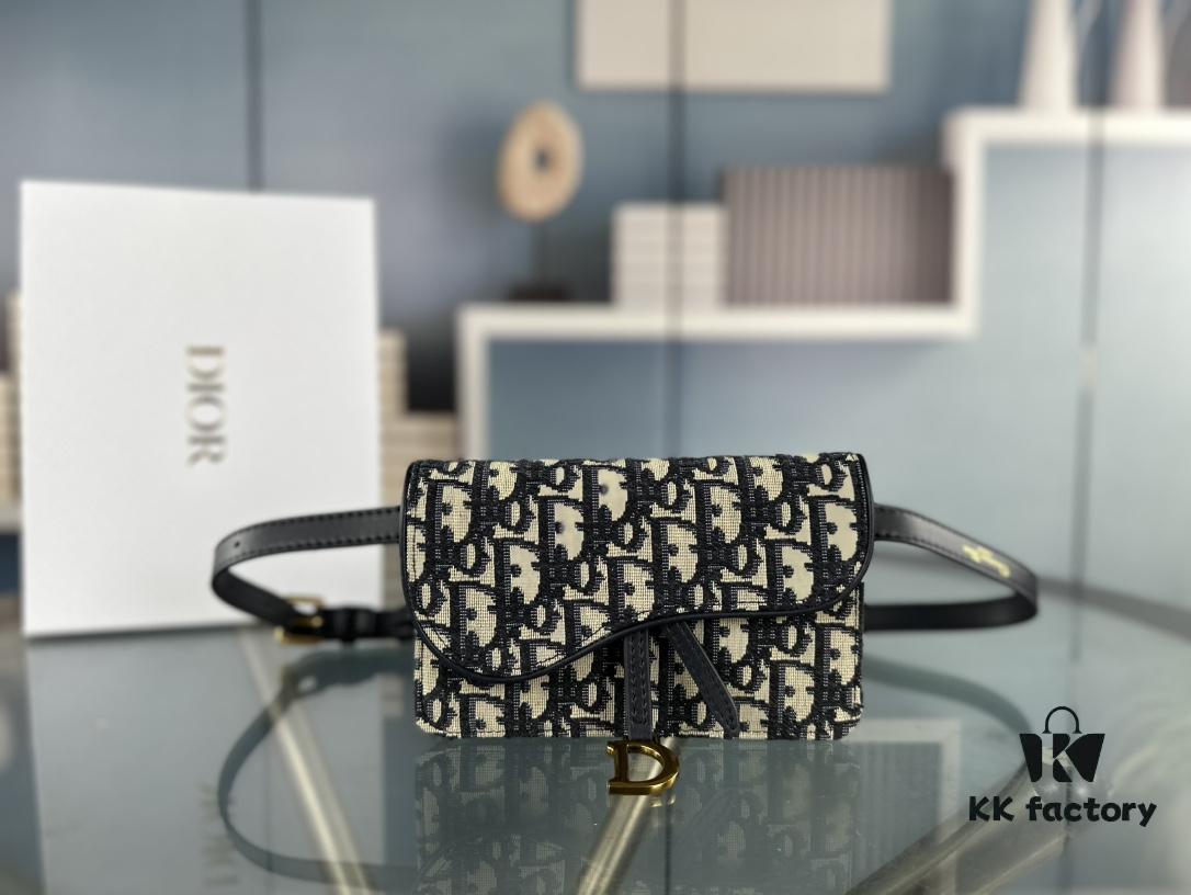 Dior 💝 Saddle New Style Saddle Waist Bag 🖤