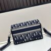 693093136e68136f4d9a9dc8 Small DIOR New Messenger Bag with Box 🆕❤️ - Blue Oblique Print, CD Buckle, Adjustable Shoulder Strap