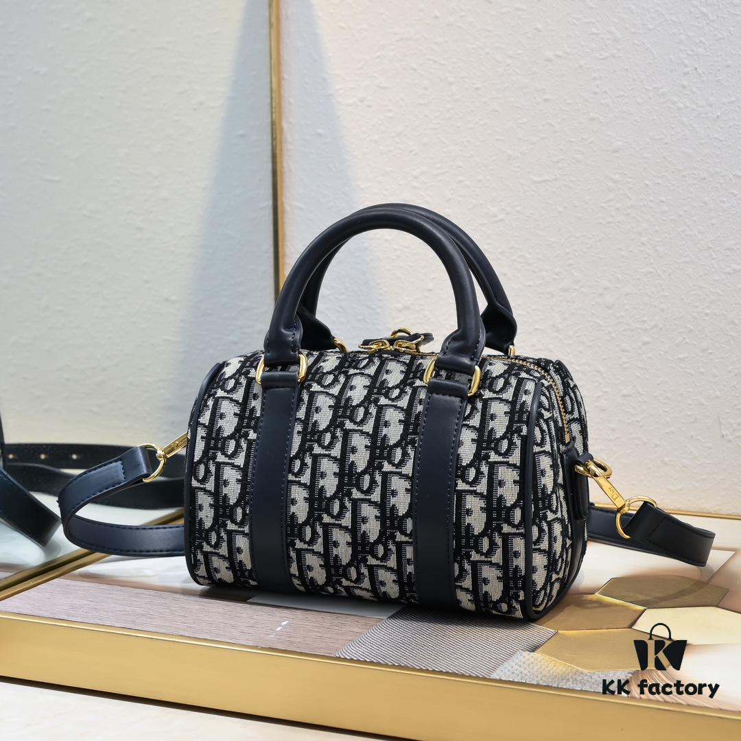 Dior Groove 20.25 Handbag in Blue Oblique Print