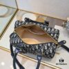 693093326e68136f4d9a9e00 Dior Groove .25 Handbag in Blue Oblique Print