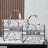 Embroidered Medium [Di0r Book Tote]