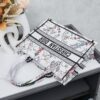 Embroidered Medium [Di0r Book Tote]