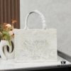 Original Order Embroidered Medium Di0r Book Tote