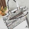 6930937a6e68136f4d9a9e84 Original Order Embroidered Large Di0r Book Tote