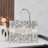 693093a36e68136f4d9a9ed2 Original Order Embroidered Medium Di0r Book Tote