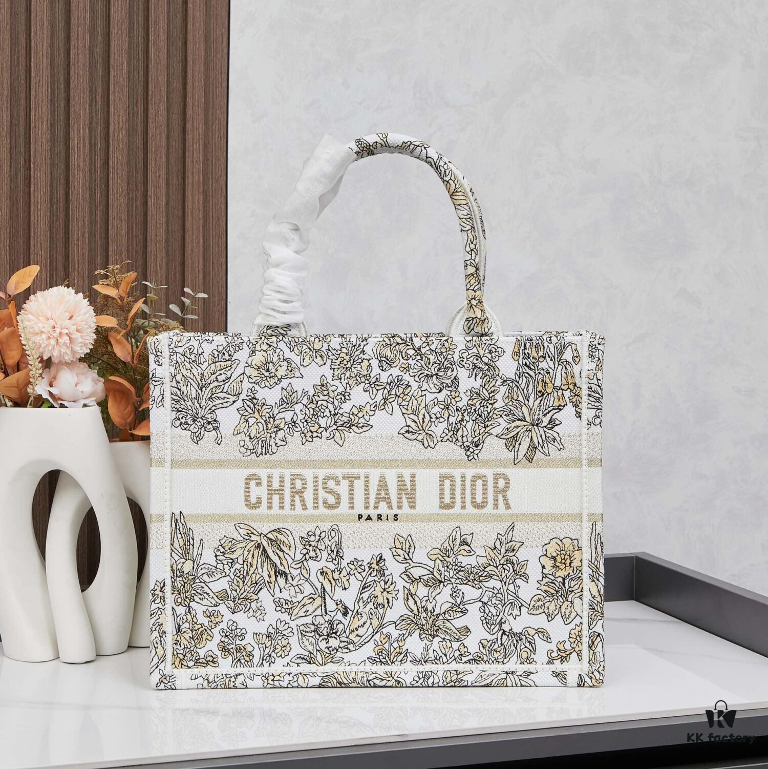 693093a36e68136f4d9a9ed2 Original Order Embroidered Medium Di0r Book Tote