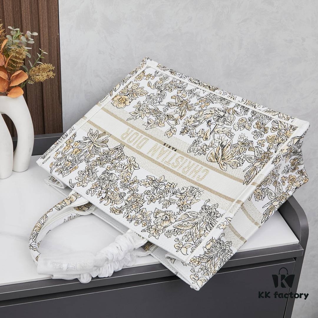Original Order Embroidered Large Di0r Book Tote