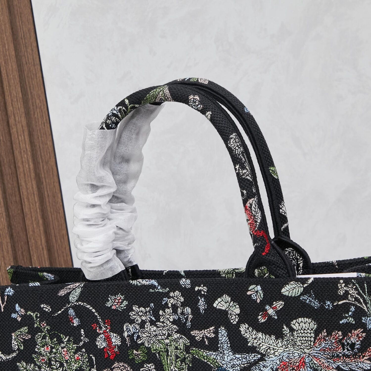 Embroidered Large Size [Di0r Book Tote]