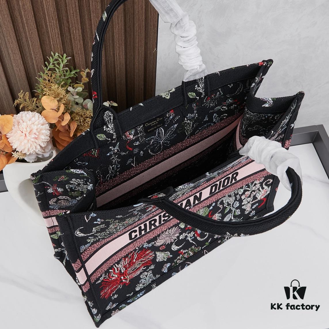 Embroidered Large Size [Di0r Book Tote]