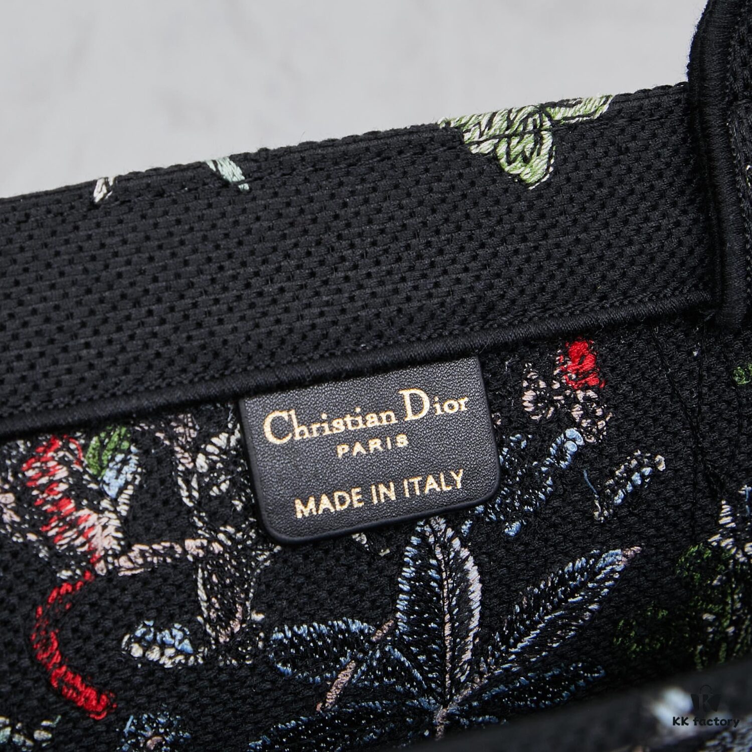 Embroidered Large Size [Di0r Book Tote]