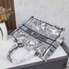 693093dd6e68136f4d9a9f2e Original Order Embroidered Medium Di0r Book Tote