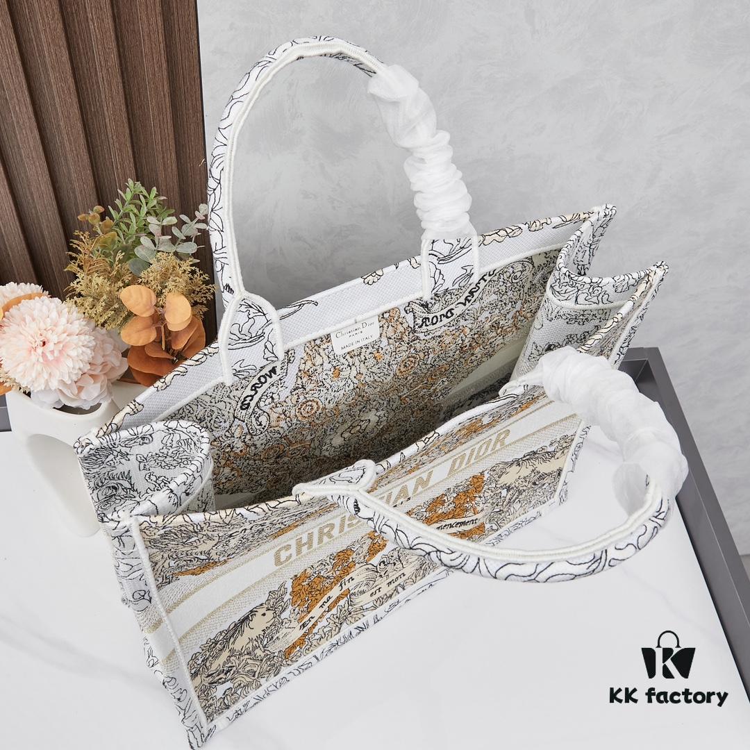 693093f16e68136f4d9a9f5a Embroidered Large Di0r Book Tote (Original Order)