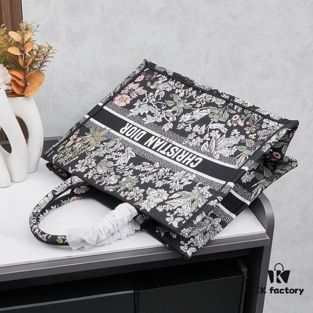 Embroidered Large Size [Di0r Book Tote]